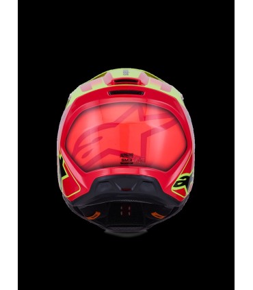 HELMET SM3 FRAY RED/YL/BLK S