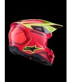 HELMET SM3 FRAY RED/YL/BLK M