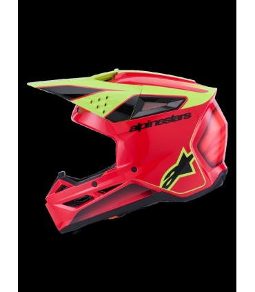 HELMET SM3 FRAY RED/YL/BLK 2X