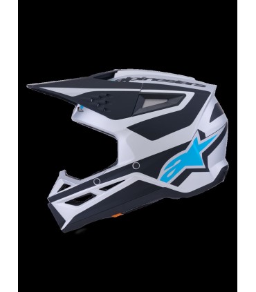 HELMET SM3 HEAT SILV/BL/BLK XS