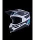 HELMET SM3 HEAT SILV/BL/BLK L