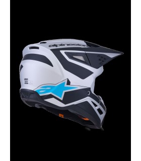 HELMET SM3 HEAT SILV/BL/BLK XL