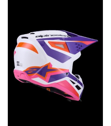 HELMET SM3 HEAT WHT/PU/PINK S