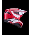 HELMET SM3 HEAT RED/WH/BLK XS