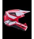 HELMET SM3 HEAT RED/WH/BLK XS