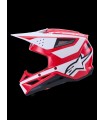 HELMET SM3 HEAT RED/WH/BLK M