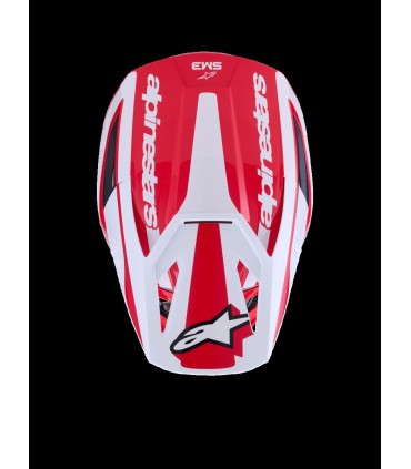 HELMET SM3 HEAT RED/WH/BLK M