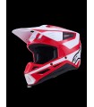 HELMET SM3 HEAT RED/WH/BLK XL