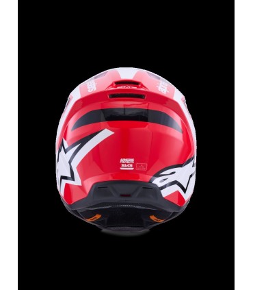 HELMET SM3 HEAT RED/WH/BLK 2X