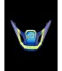VISOR SM7 DEED BLUE/YEL