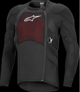JACKET LS BIO-PLASMA LT BLK/WH