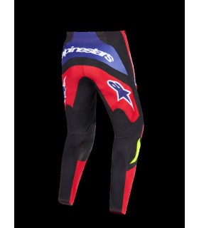 PANT FLUID GRID RED/BLK/PURP 3