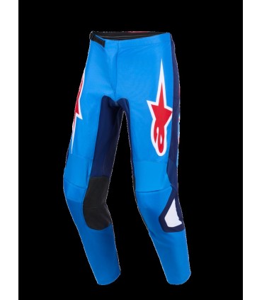PANT FLUID GRID BLUE/RED 40