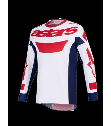 JERSEY RACER RIWAY WH/BLUE/RED