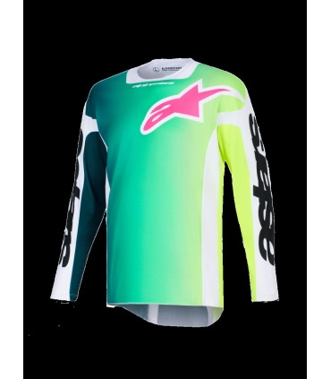 JERSEY RACER PORTL GRN/WH/BLK 