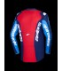 JERSEY FLUID GRID BLUE/RED S