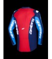 JERSEY FLUID GRID BLUE/RED XL