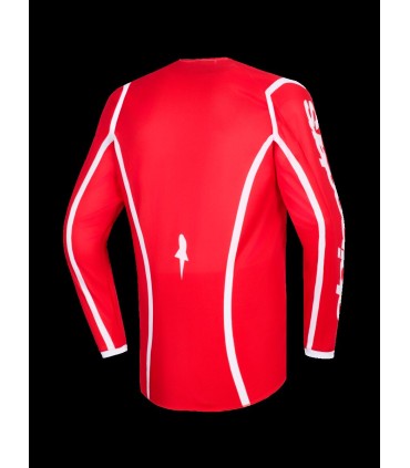 JERSEY FLUID APEX RED/WHITE S