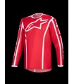 JERSEY FLUID APEX RED/WHITE M