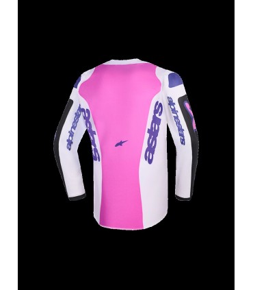 JERSEY YTH FLUID GRID BLK/GY/P