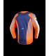JERSEY YTH FLUID GRID ORAN/BLU