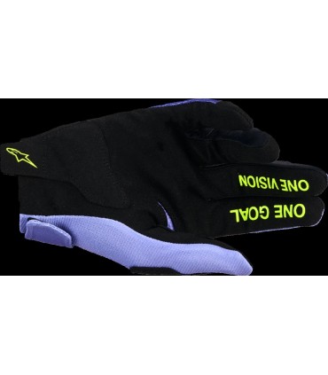 GLOVES RADAR PURPLE/YELLOW S