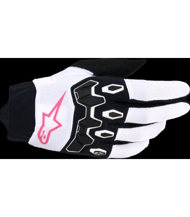 GLOVES 4W FULL BORE V2 WHT/PIN