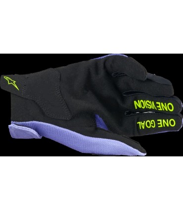 GLOVES YTH RADAR PURPLE/YELLOW