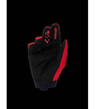 GLOVES YTH FULL BORE V2 RED/BL