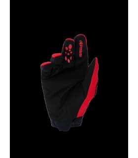 GLOVES YTH FULL BORE V2 RED/BL