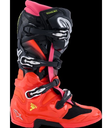 BOOT TECH 7 BLK/RD FLUO/PINK 9