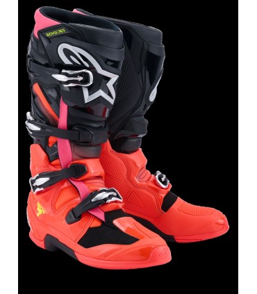 BOOT TECH 7 BLK/RD FLUO/PINK 1