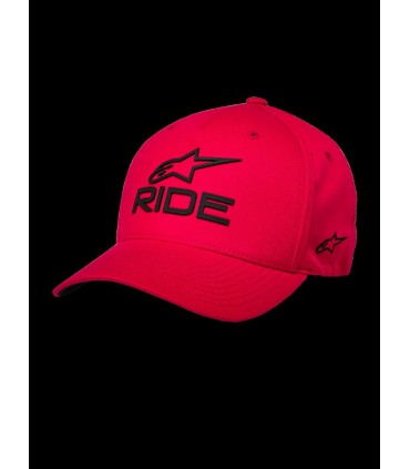 HAT CRV BILL RIDE SONIC RED/BL