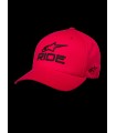 HAT CRV BILL RIDE SONIC RED/BL