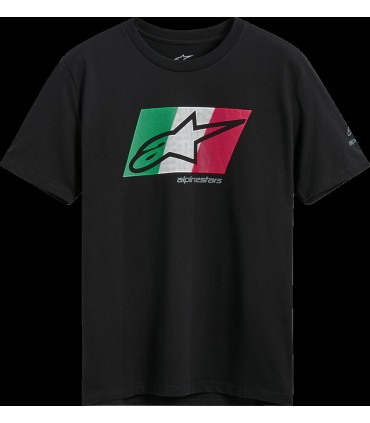 TEE SS CSF GLOBAL BLACK/GN/WH/