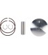 PISTON KIT KX250 92-01 66 94