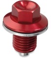 DRAIN PLUG MAGNETIC RED