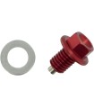 DRAIN PLUG MAGNETIC RED