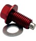 DRAIN PLUG MAGNETIC RED