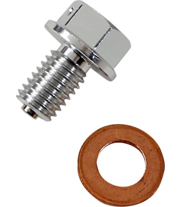 DRAIN PLUG MAGNETIC SLVR