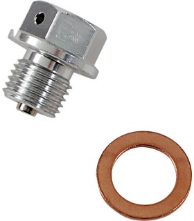 DRAIN PLUG MAGNETIC SLVR