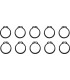 WASHER SNAP RING SC 10PK