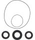DIFFERENTIAL SEAL ONLY KIT FRO