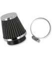 AIR FILTER CHROME END 52MM