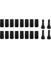 LUG NUT 12X1.50 BLK 16PK