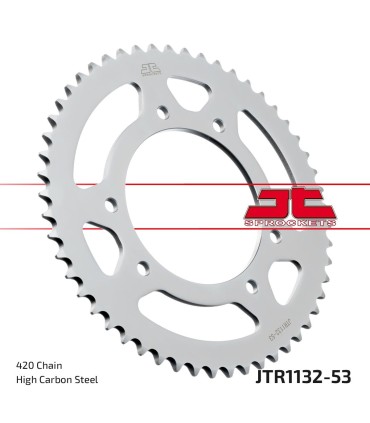 SPROCKET REAR 53T 420
