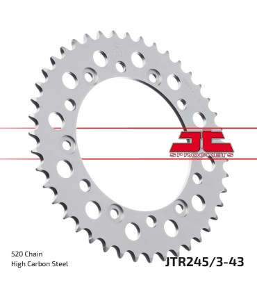 SPROCKET REAR 43T 520