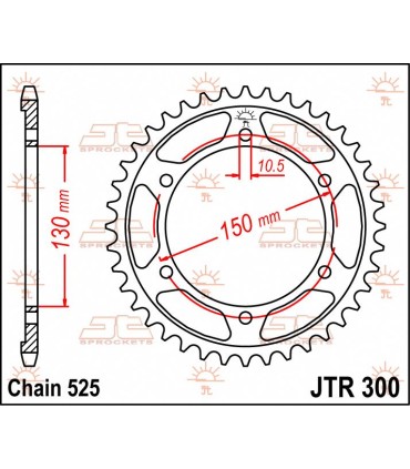 SPROCKET REAR 48T 525