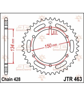 SPROCKET REAR 48T 428