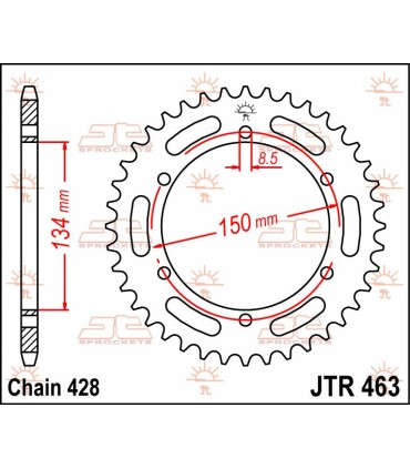 SPROCKET REAR 48T 428